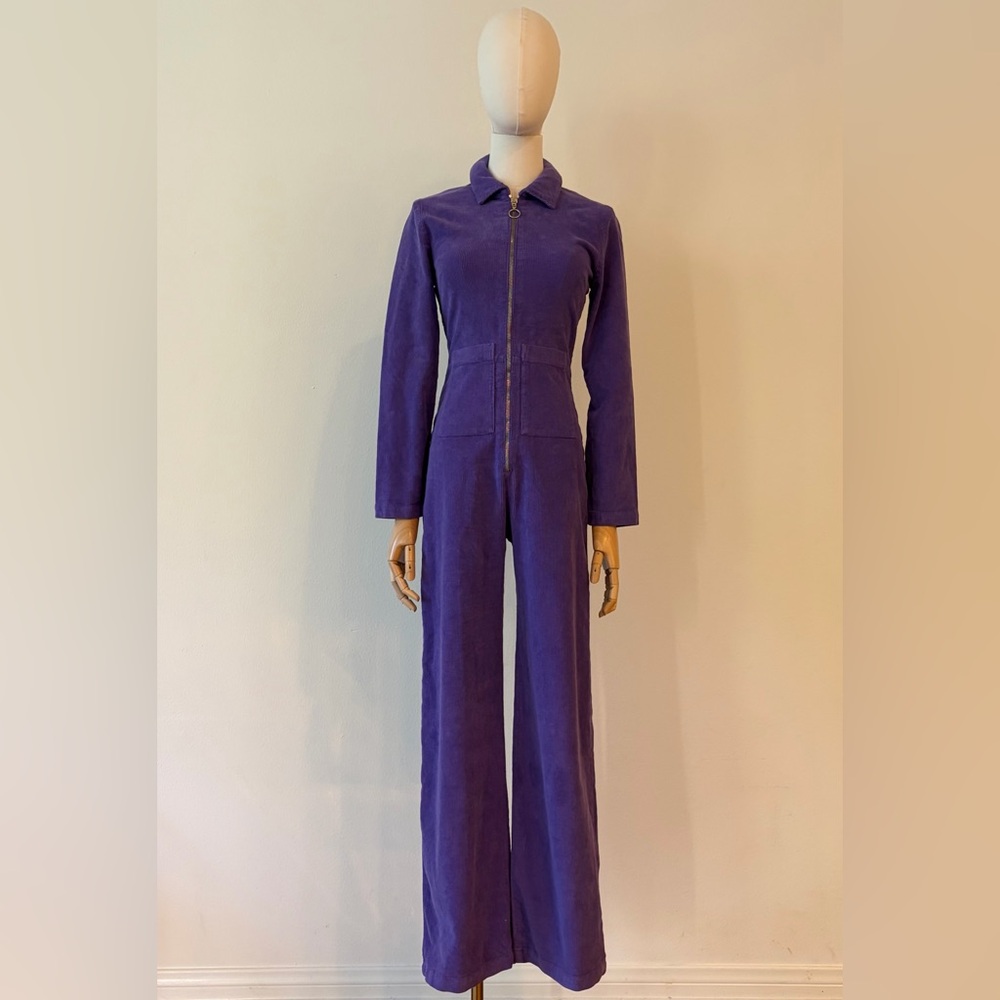 Paloma Wool Paufe Corduroy Jumpsuit in Purple - NWT Size 36 (XS) - Picture 5 of 13